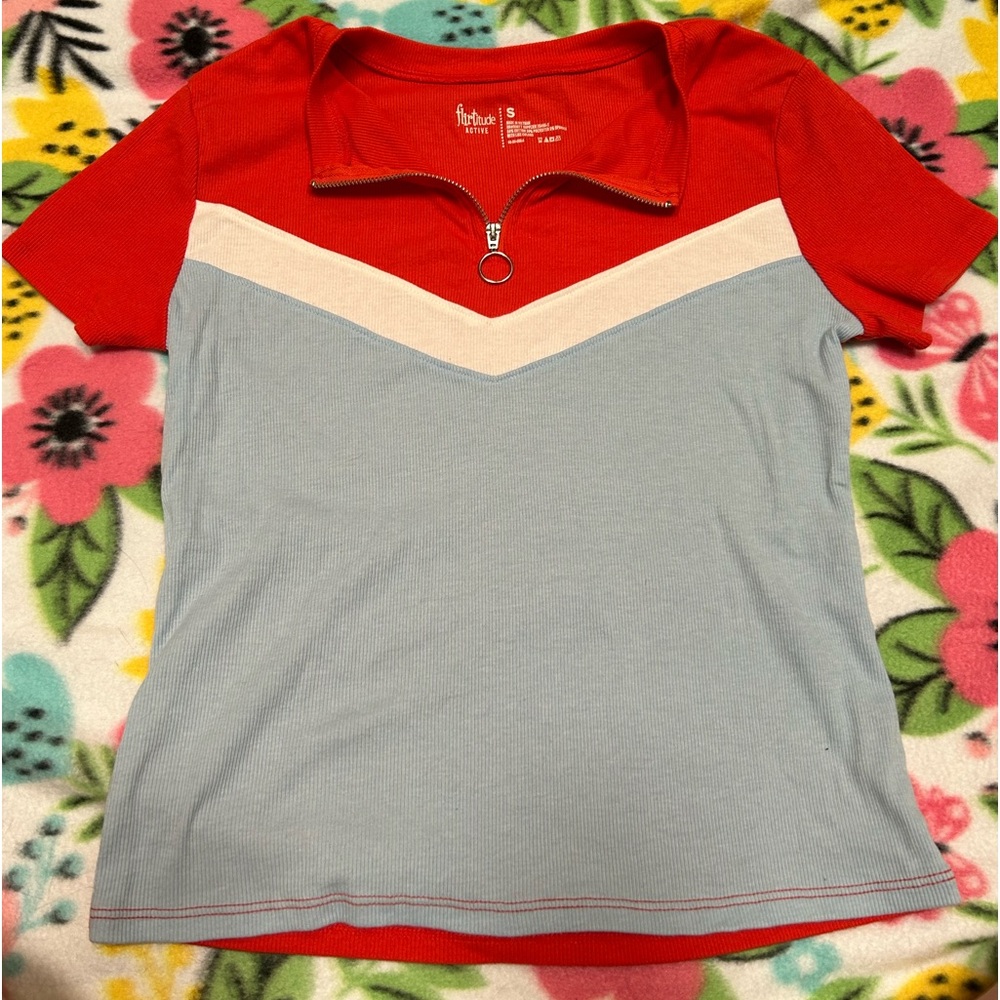 Flirtitude Colorblock Shirt